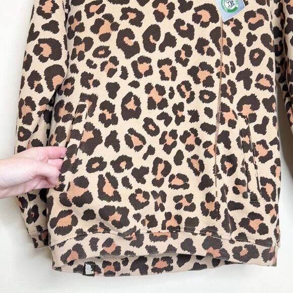 Miss Eatwell Tiramisuit Hoodie Leopard Heather McMahan Collab Size S/M - Picture 5 of 14